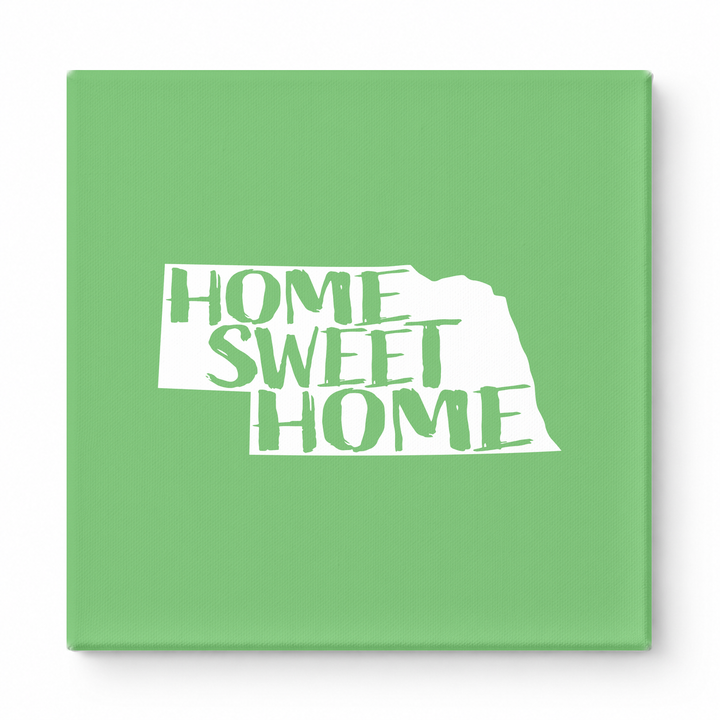 Home Sweet Home — Nebraska State Silhouette