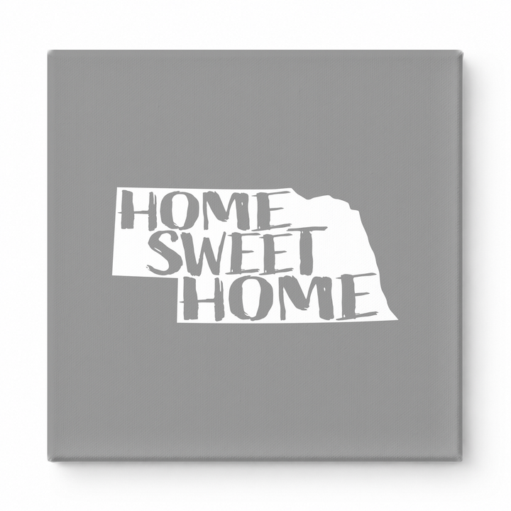 HOME SWEET HOME — Nebraska State Silhouette