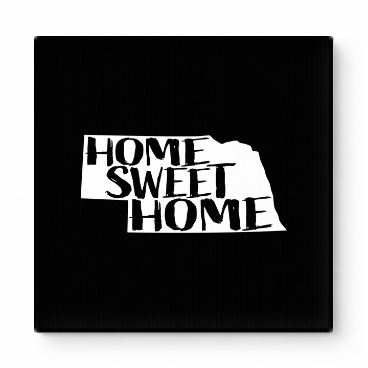 HOME SWEET HOME — Nebraska State Silhouette