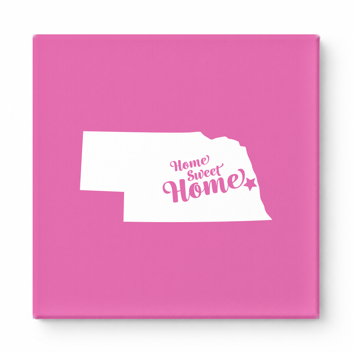 Home Sweet Grand Island — Nebraska State Silhouette