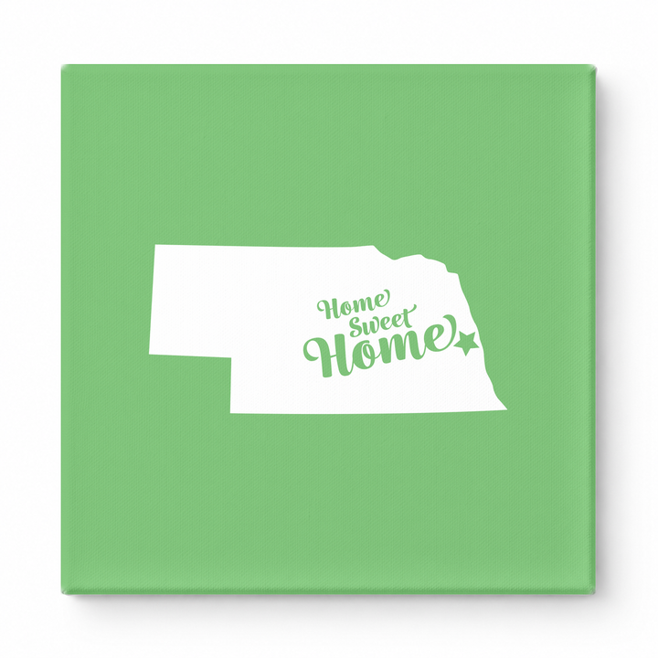 Home Sweet Lincoln — Nebraska State Silhouette