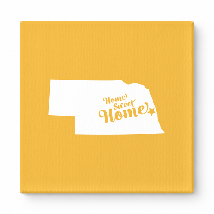 Home Sweet Grand Island — Nebraska State Silhouette