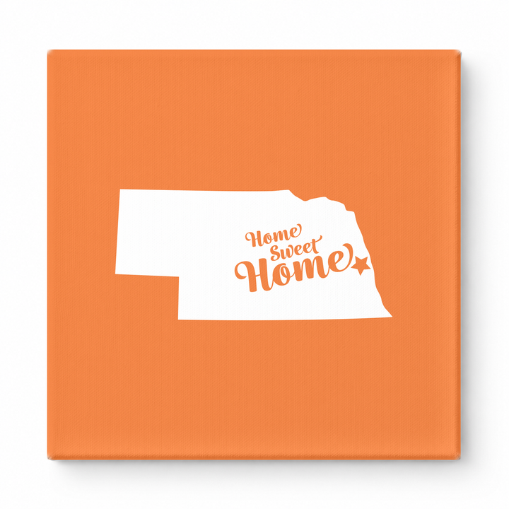 Home Sweet Grand Island — Nebraska State Silhouette