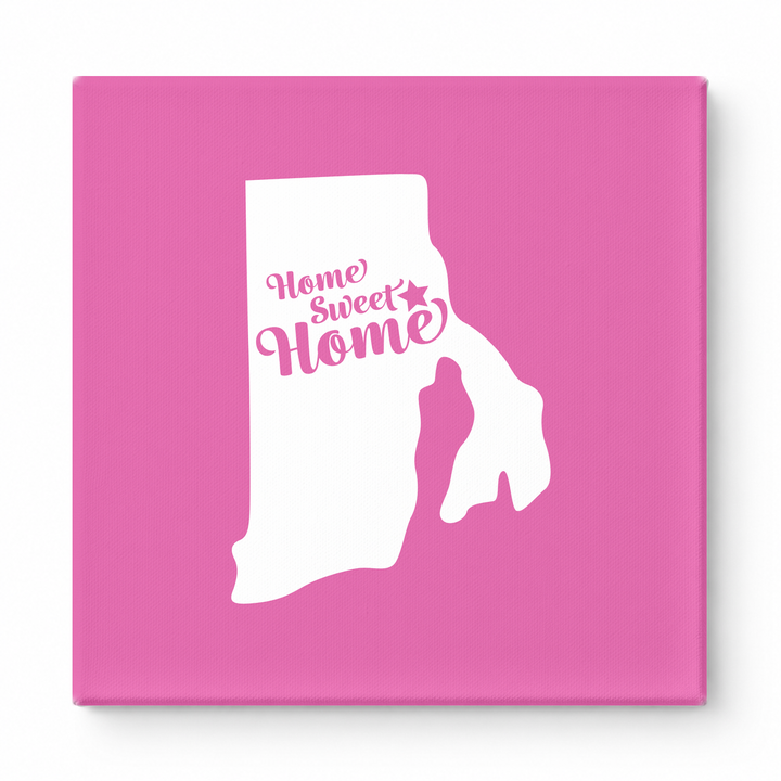 Home Sweet Home — Rhode Island State Silhouette