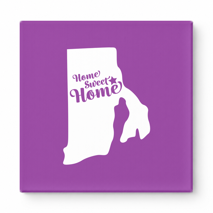 Home Sweet Home — Rhode Island State Silhouette