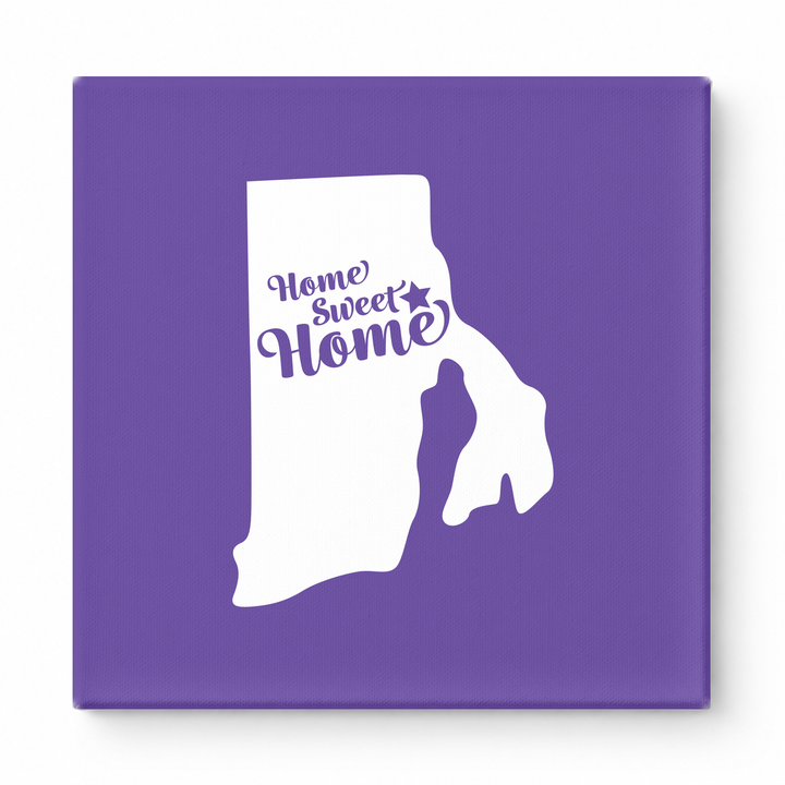 Home Sweet Home — Rhode Island State Silhouette