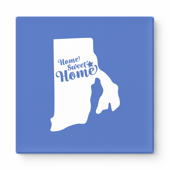 Home Sweet Home — Rhode Island State Silhouette