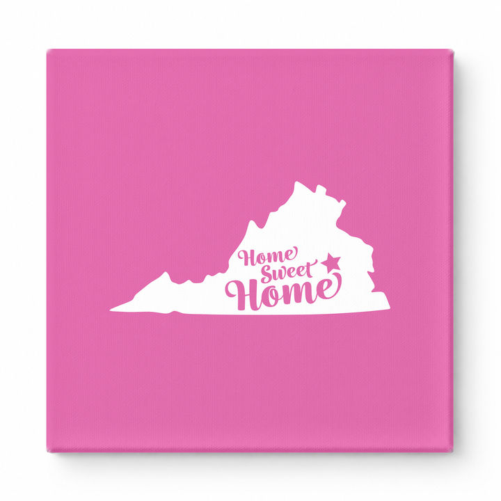 Home Sweet Virginia Beach — Virginia State Silhouette