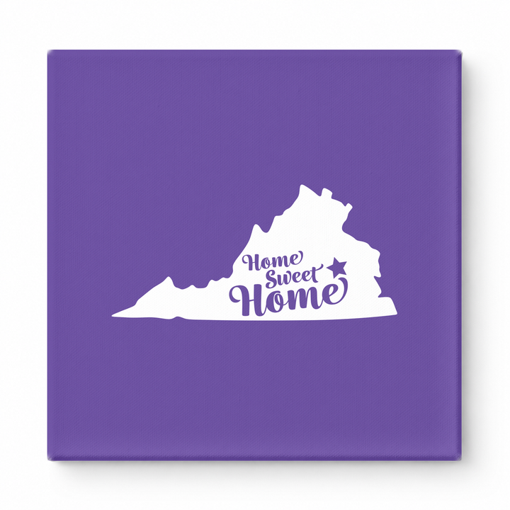 Home Sweet Home — Virginia State Silhouette