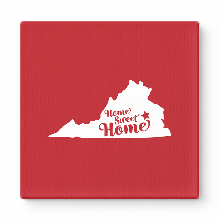Home Sweet Home Virginia — Virginia State Silhouette