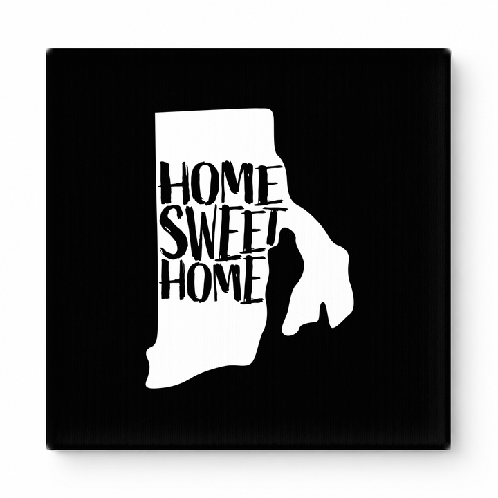 Home Sweet Home — Rhode Island State Silhouette