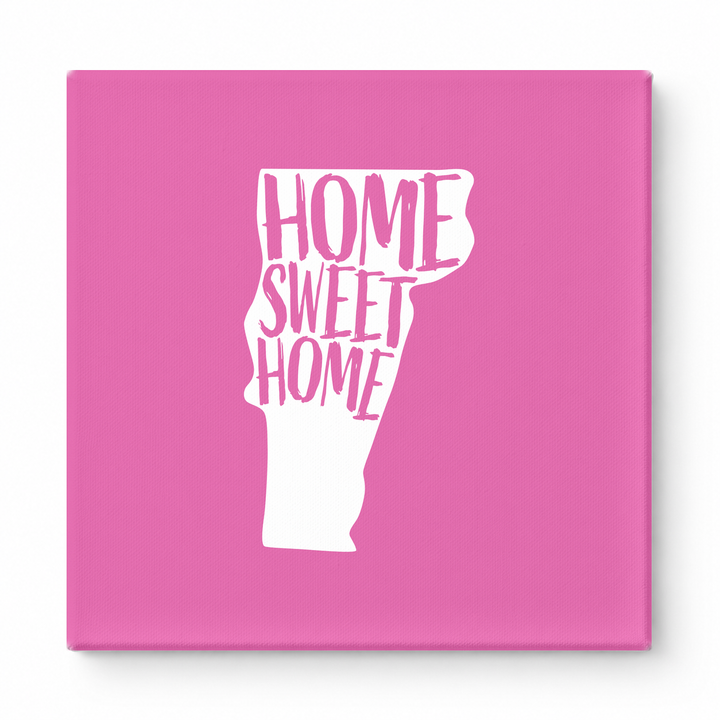 HOME SWEET HOME — Vermont State Silhouette