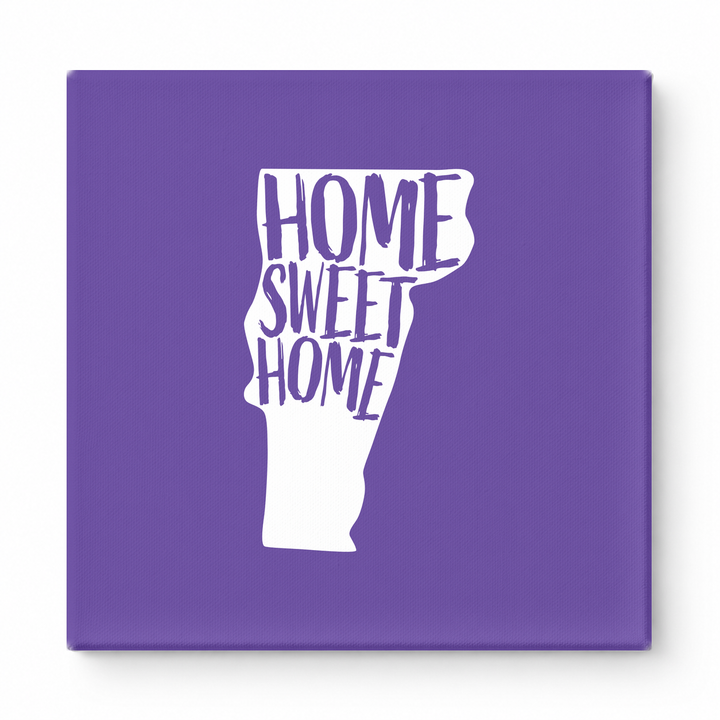 HOME SWEET HOME — Vermont State Silhouette