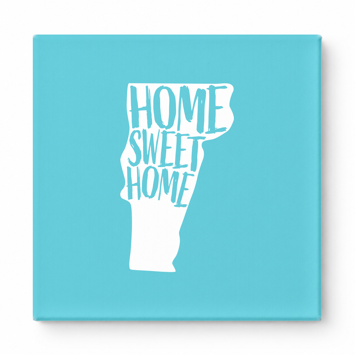 HOME SWEET HOME — Vermont State Silhouette