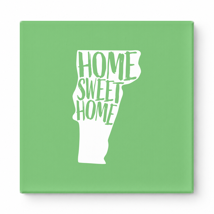 HOME SWEET HOME — Vermont State Silhouette