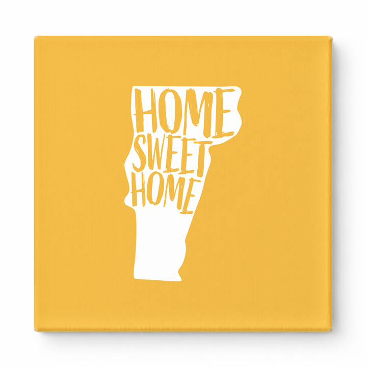 HOME SWEET HOME — Vermont State Silhouette
