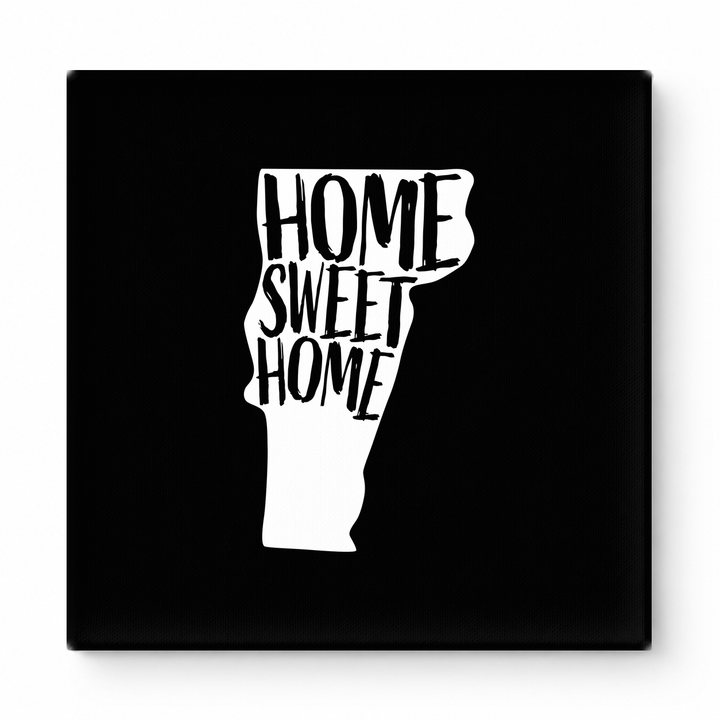 HOME SWEET HOME — Vermont State Silhouette