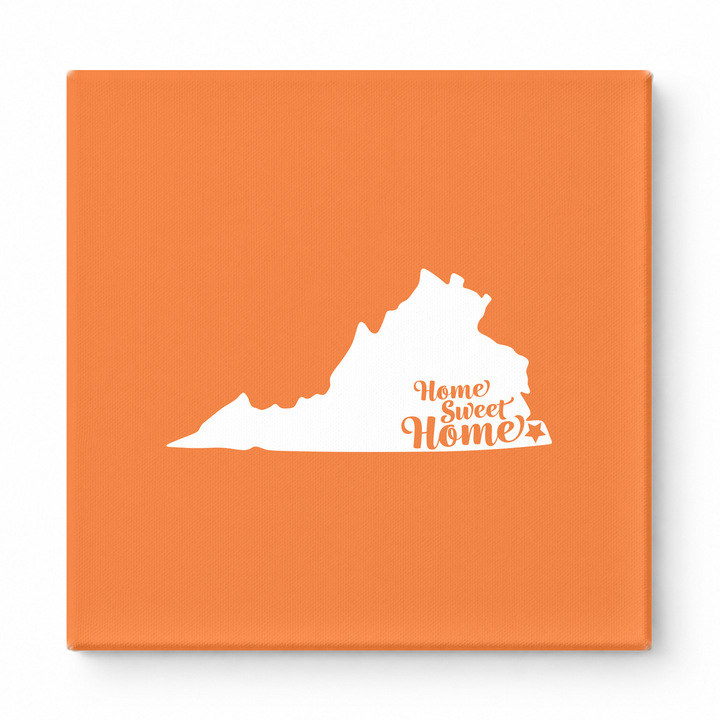 Home Sweet Home — Virginia State Silhouette