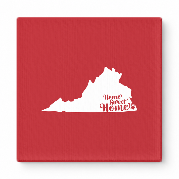 Home Sweet Home — Virginia State Silhouette