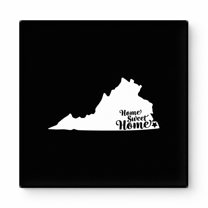 Home Sweet Home — Virginia State Silhouette