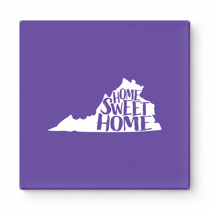 Home Sweet Home Virginia — Virginia State Silhouette
