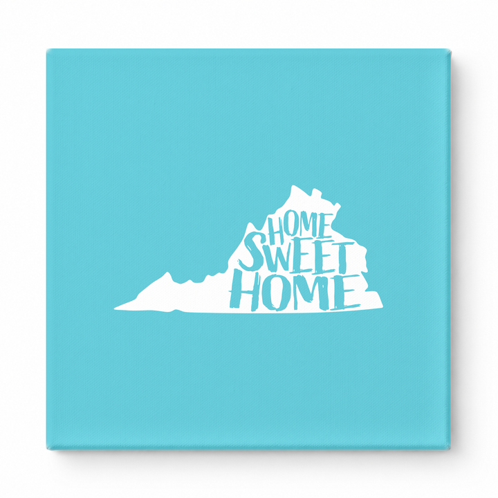 Home Sweet Home Virginia — Virginia State Silhouette