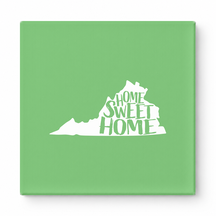 Home Sweet Home Virginia — Virginia State Silhouette