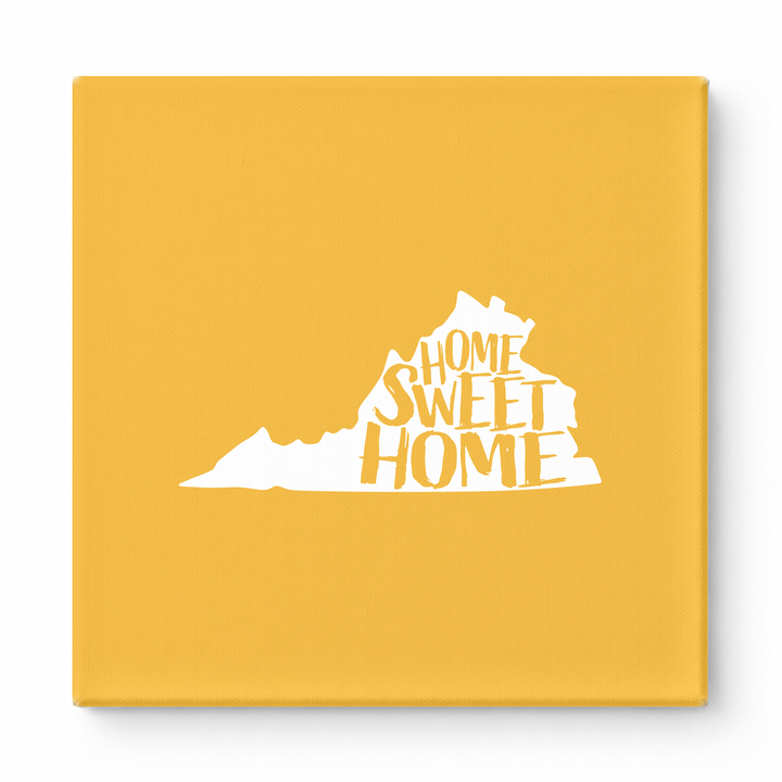 Home Sweet Home Virginia — Virginia State Silhouette