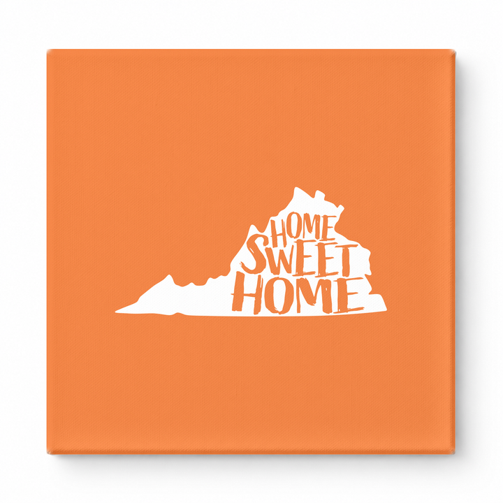 Home Sweet Home Virginia — Virginia State Silhouette