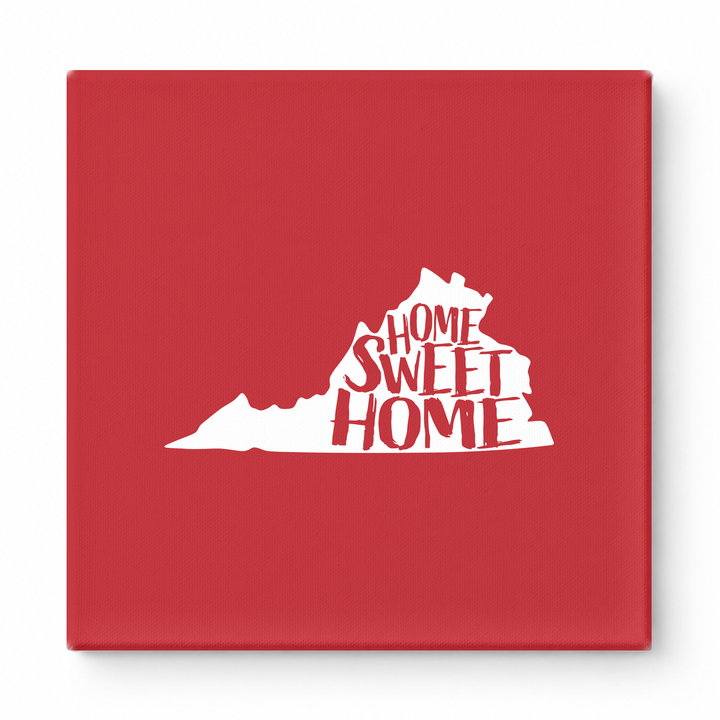 Home Sweet Home Virginia — Virginia State Silhouette