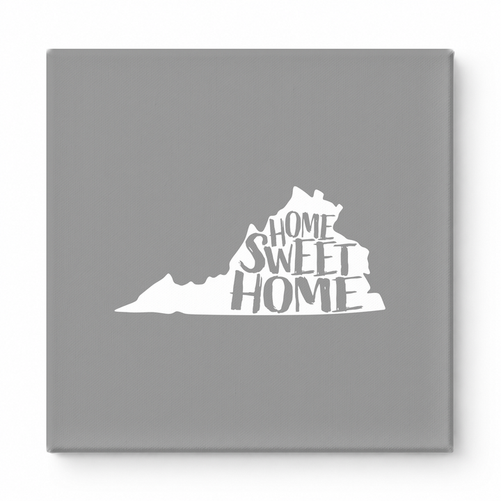 Home Sweet Home Virginia — Virginia State Silhouette