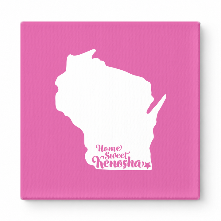 Home Sweet Kenosha — Wisconsin State Silhouette