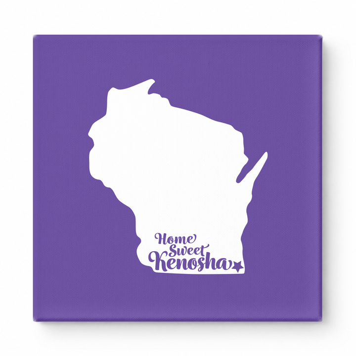 Home Sweet Kenosha — Wisconsin State Silhouette