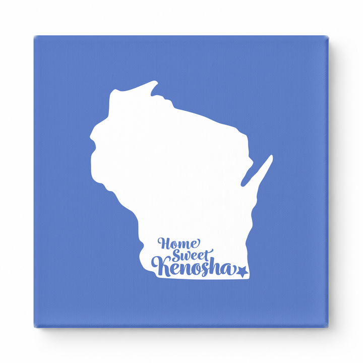 Home Sweet Kenosha — Wisconsin State Silhouette