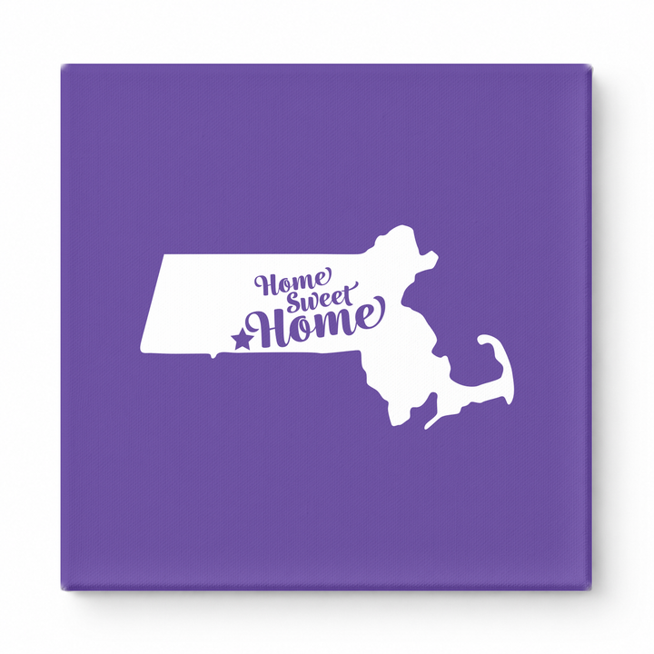 Home Sweet Home — Massachusetts State Silhouette