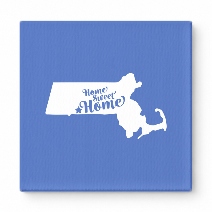 home sweet Home — Massachusetts State Silhouette