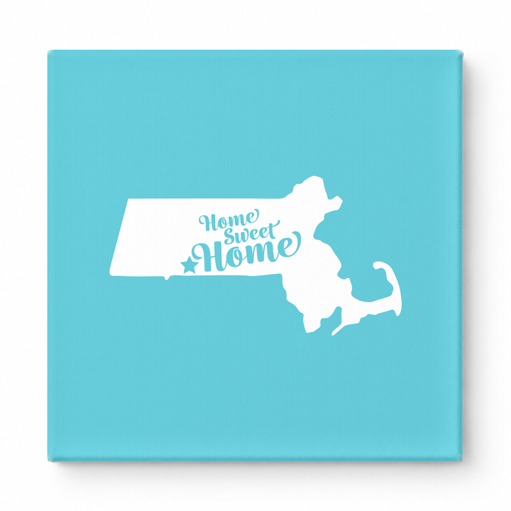 Home Sweet Home — Massachusetts State Silhouette