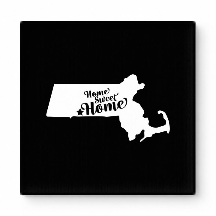 home sweet home — Massachusetts State Silhouette
