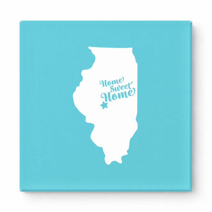 Home Sweet Chicago — Illinois State Silhouette