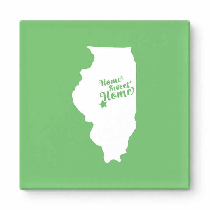 Home Sweet Chicago — Illinois State Silhouette