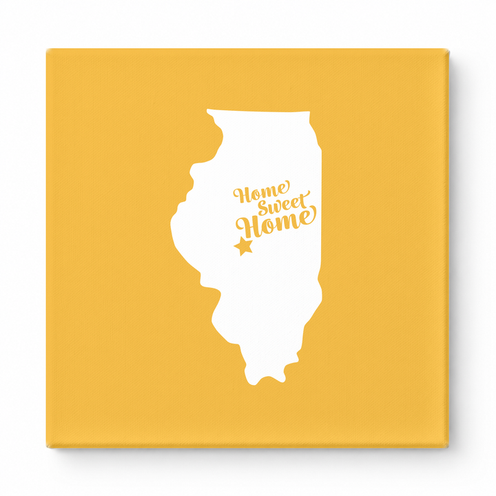 Home Sweet Chicago — Illinois State Silhouette
