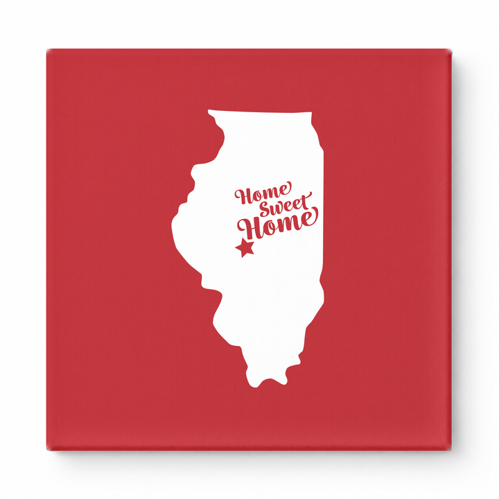 Home Sweet Chicago — Illinois State Silhouette
