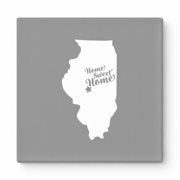Home Sweet Springfield — Illinois State Silhouette