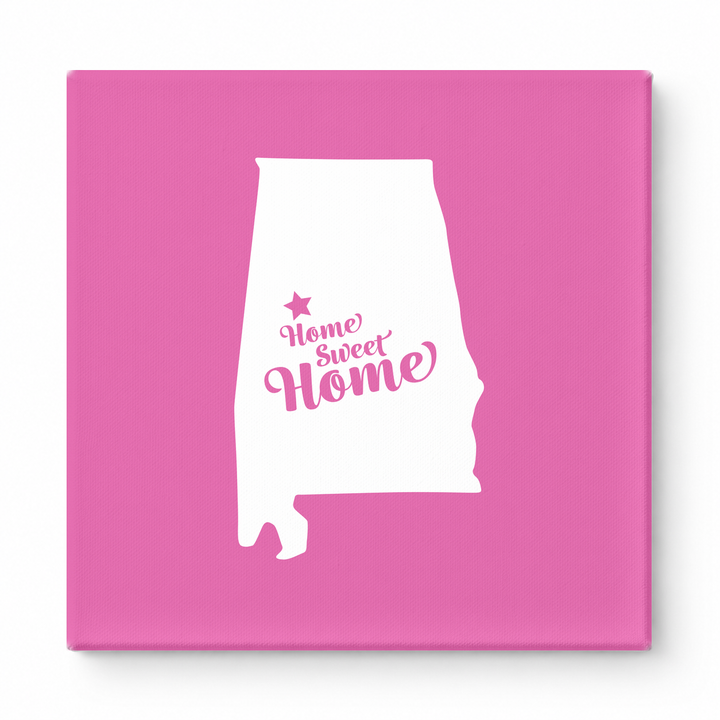 Home Sweet Montgomery — Alabama State Silhouette