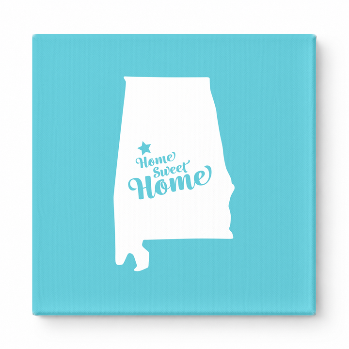 Home Sweet Montgomery — Alabama State Silhouette