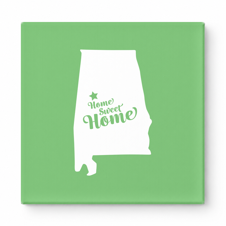 Home Sweet Montgomery — Alabama State Silhouette