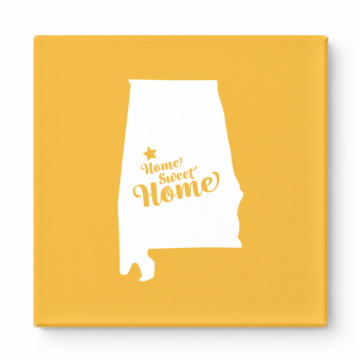 Home Sweet Montgomery — Alabama State Silhouette