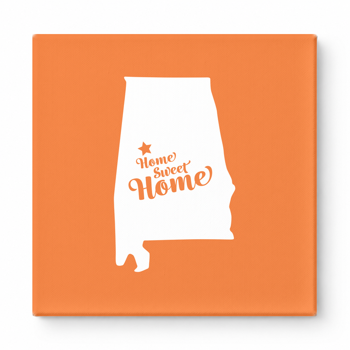 Home Sweet Montgomery — Alabama State Silhouette