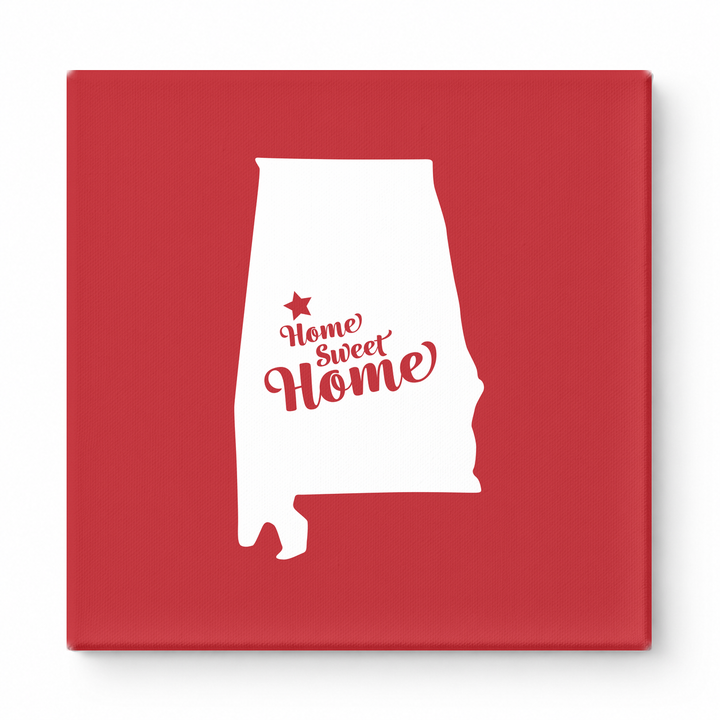 Home Sweet Montgomery — Alabama State Silhouette