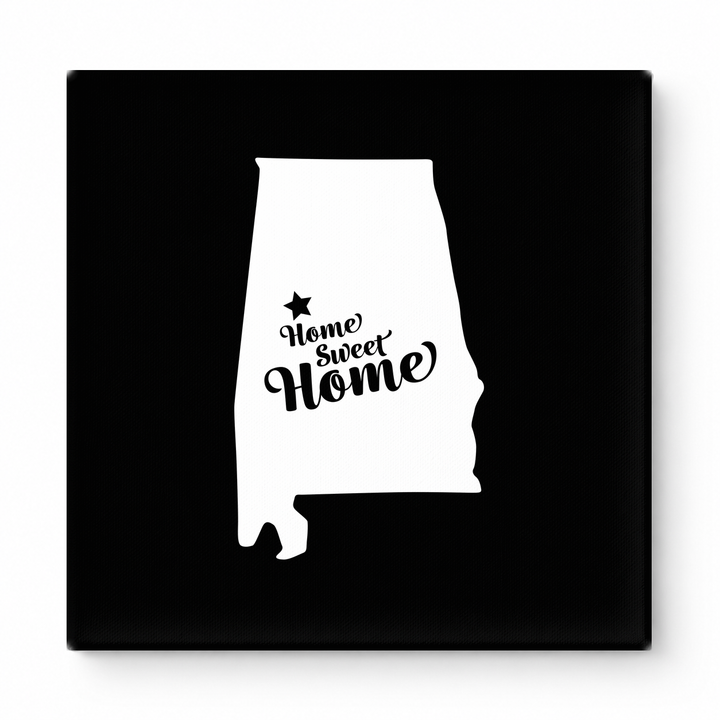 Home Sweet Montgomery — Alabama State Silhouette